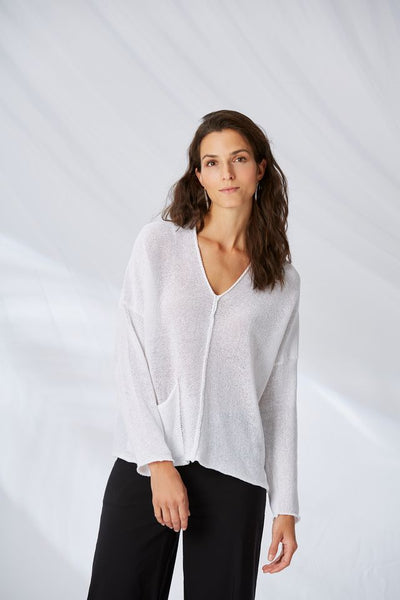 V Neck Pullover Sage