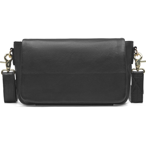 Cross Body Bag in Black and Dark Brown