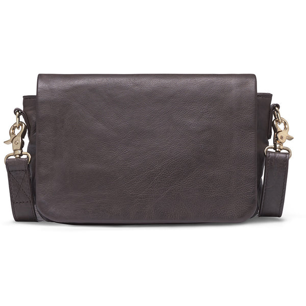 Cross Body Bag in Black and Dark Brown