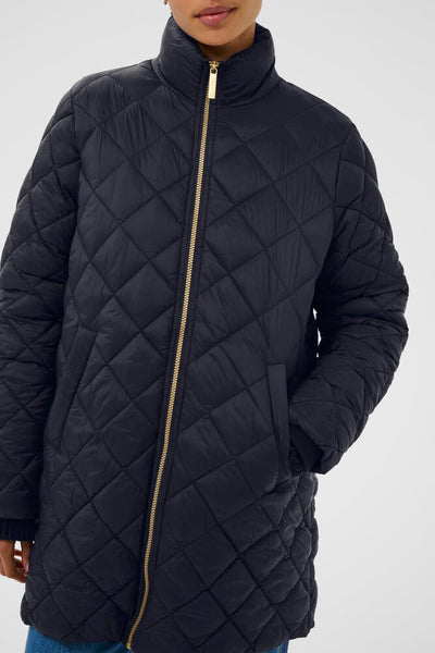Olilas Coat in Dark Navy
