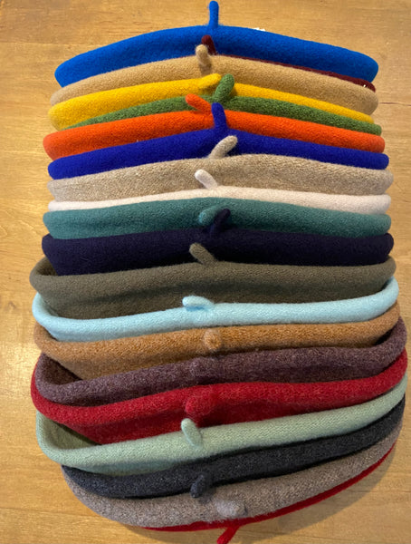 Merino Wool Roll Up Beret