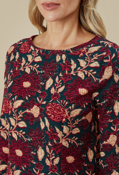 Narita Dress Winter Garden Shaded Spruce