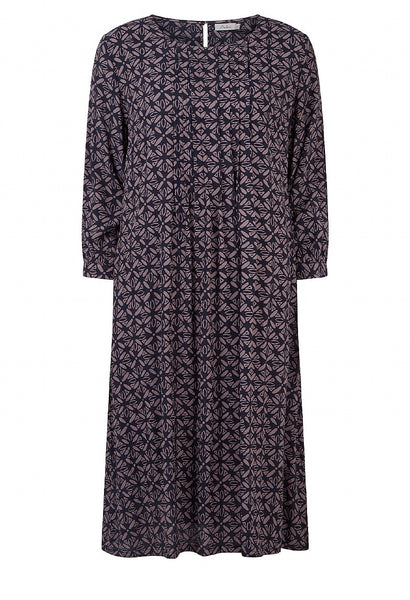 Andi Dress Amelia Print Navy Blazer