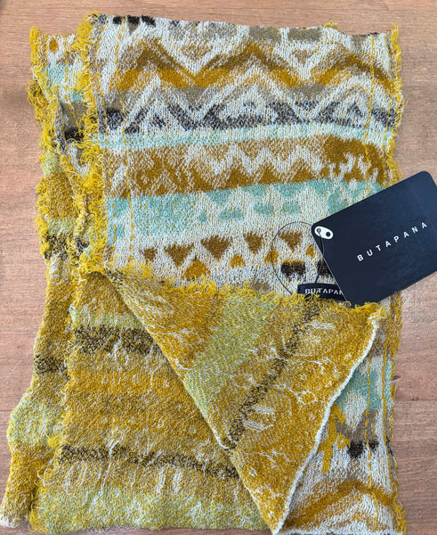 Japanese Pure Cotton Scarf in Mint Green