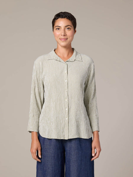 Crop Easy Shirt in Riviera