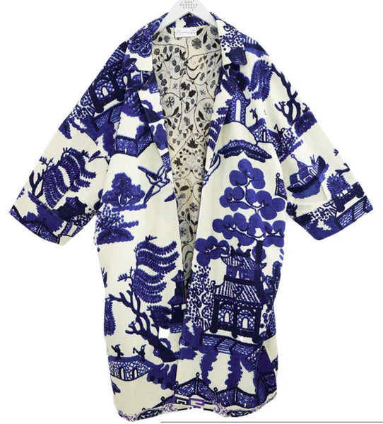 Artisan Coat in Blue Giant Willow