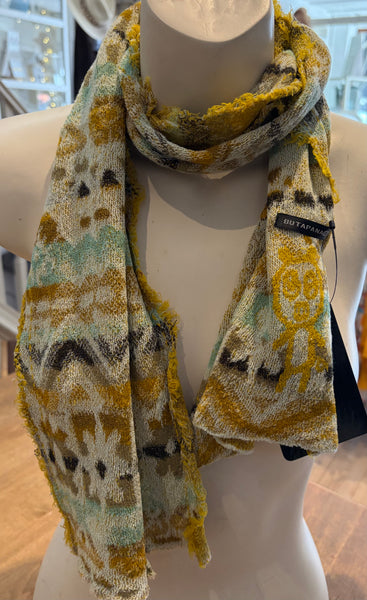 Japanese Pure Cotton Scarf in Mint Green