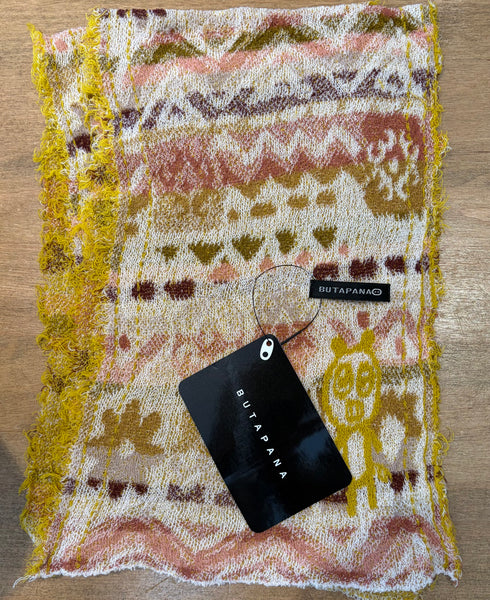 Japanese Pure Cotton Scarf in Baby Pink