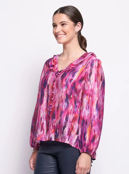 Get Your Frills Blouse in Illusion