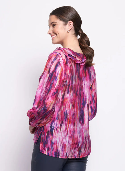 Get Your Frills Blouse in Illusion