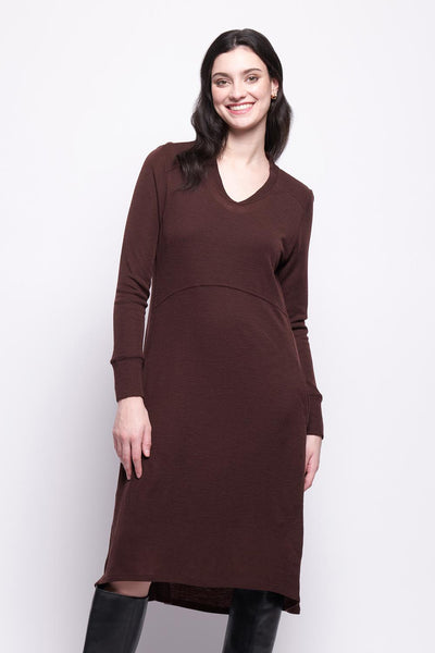 Sheer Ecstasy Dress in Raisin