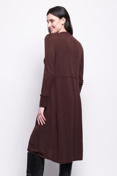 Sheer Ecstasy Dress in Raisin