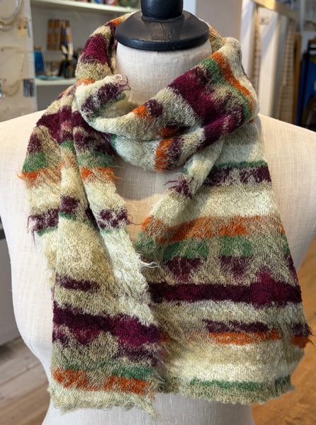Japanese Pure Merino Wool Scarf Beige
