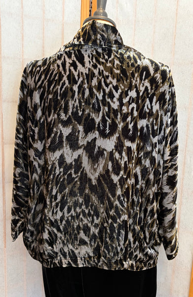 Velvet Cowl Neck Top