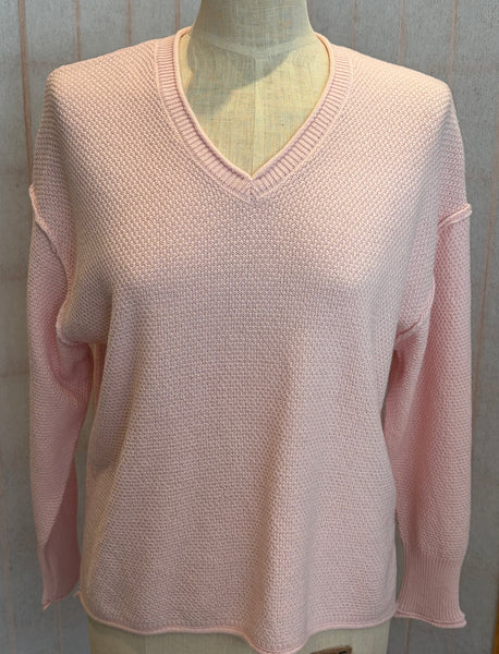 Brunch Club Sweater in Strawberry Milk