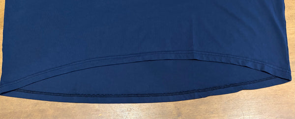 Agosto T Shirt in Chalk and Blue