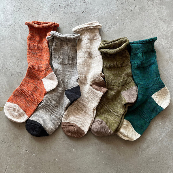 Japanese Organic Cotton PLOOT Socks Various Colours