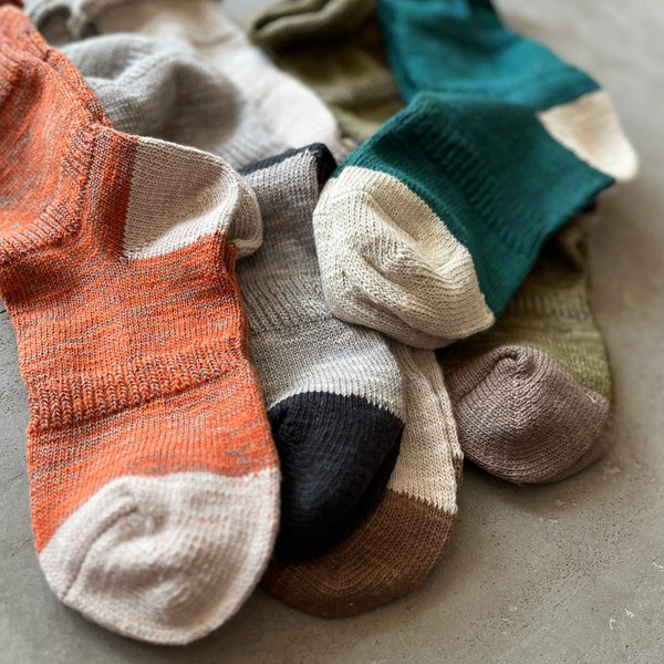 Japanese Organic Cotton PLOOT Socks Various Colours