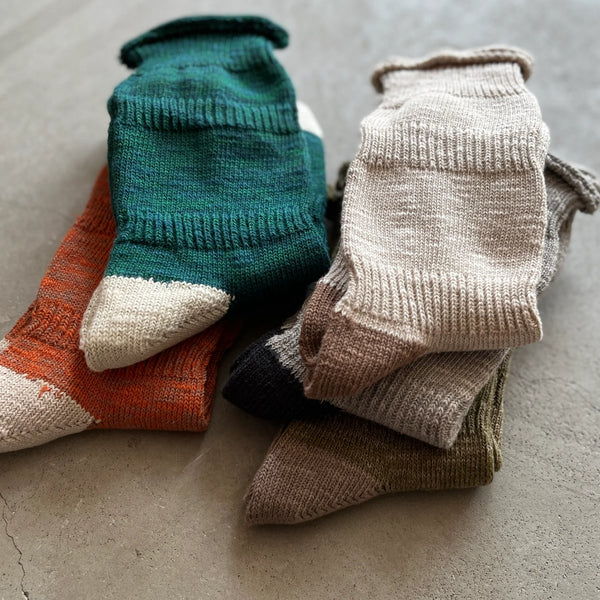 Japanese Organic Cotton PLOOT Socks Various Colours