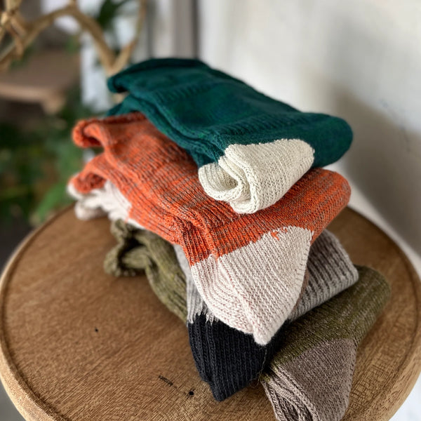 Japanese Organic Cotton PLOOT Socks Various Colours