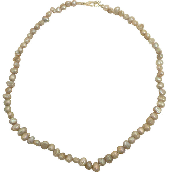 Light Grey Freshwater Pearl Necklace