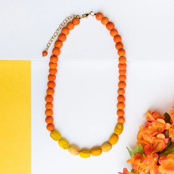 Kantha Couplet Necklace in 3 Colourways