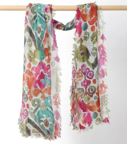 Paradise Vibrant Wool Scarf