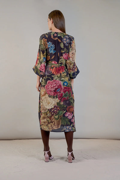 Abbi Dress in Black Primula