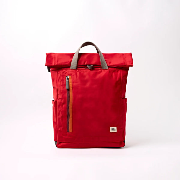 Camden J Backpack Medium Cranberry Stripe
