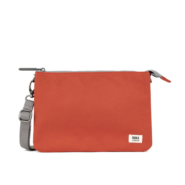 Carnaby Canvas XL Crossbody in Scarlet Leopard, Rooibos, Crisp Blue and Coconut