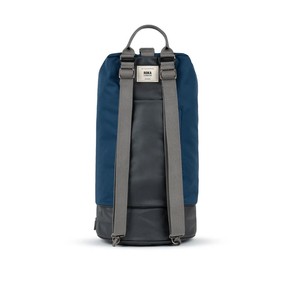 Heathrow Duffle - Backpack in Ash and Deep Blue