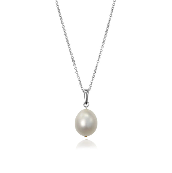 Silver Pendant with Freshwater Pearl