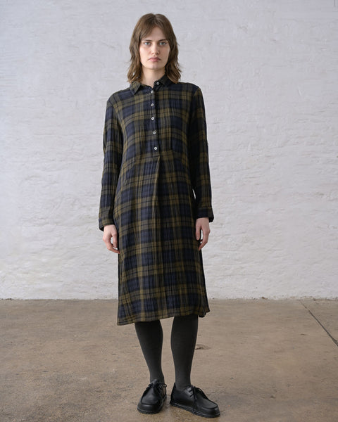 Alexa Shirt Dress Big Check