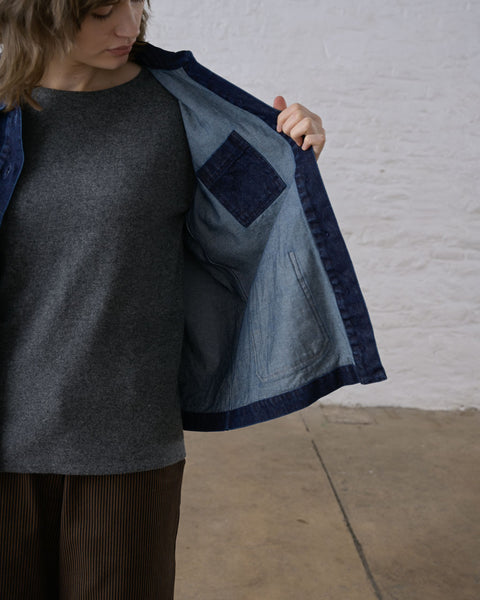 Marcia Relaxed Jacket in Denim