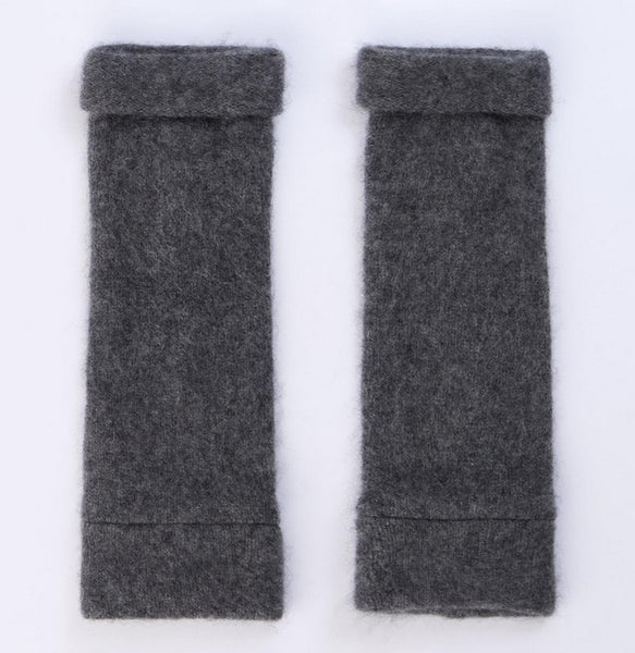 Cashmere Fingerless Gloves in Various Colours