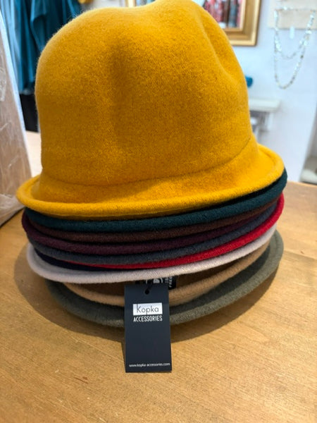 Bucket Hat Pure Wool Various Colours