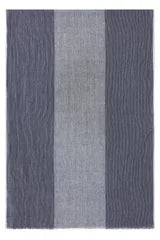 Jack Too Stripe Cotton Denim Scarf