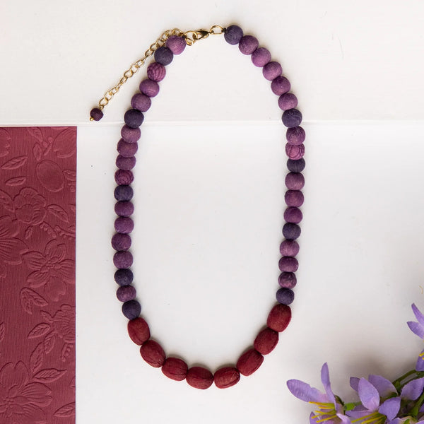 Kantha Couplet Necklace in 3 Colourways