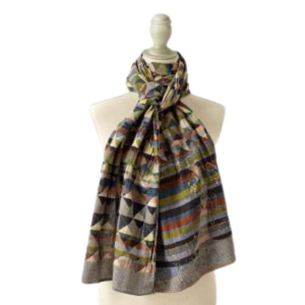 Létol Cotton Jacquard Scarf Milan Fabs Dream