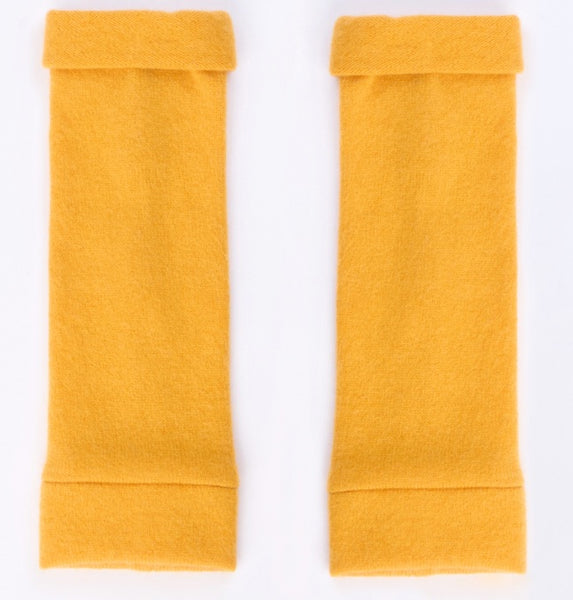 Cashmere Fingerless Gloves in Various Colours