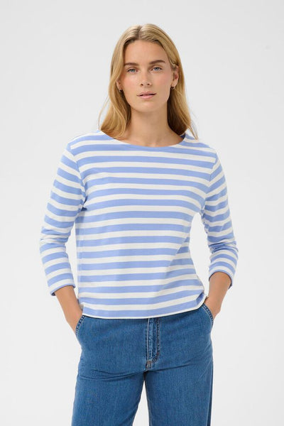 Nela Tee Hydrangea Stripe
