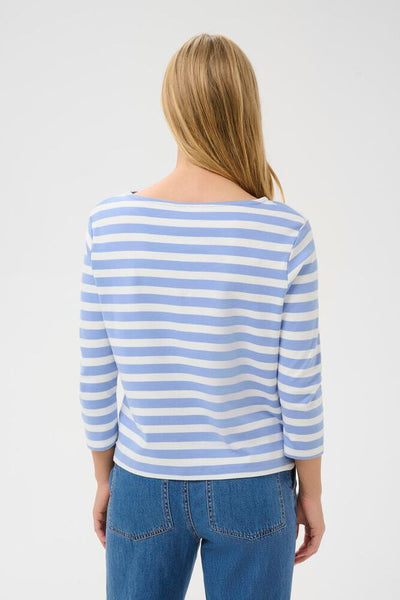 Nela Tee Hydrangea Stripe