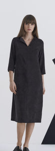 Renesa Cord Dress in Soft Black