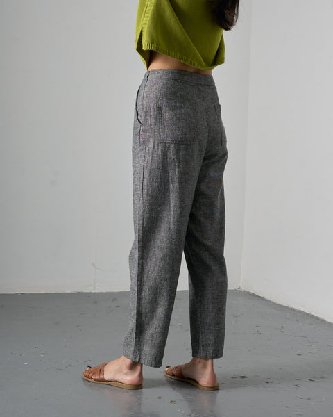 Valentina Trousers in Black Melange