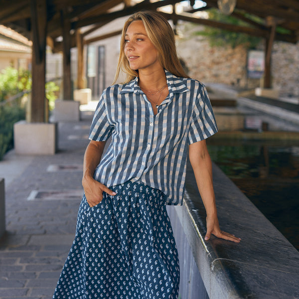 Nina Shirt Prado Blue