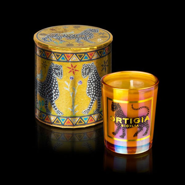 Ortigia Small Candle - Palo Santo Rosso, Peperoncino Verde & Macchiamare Oro