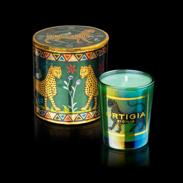 Ortigia Small Candle - Palo Santo Rosso, Peperoncino Verde & Macchiamare Oro