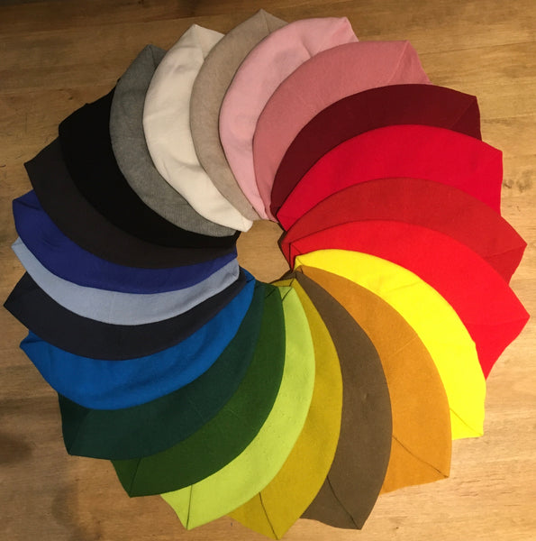 Cotton Roll Up Beret Various Colours